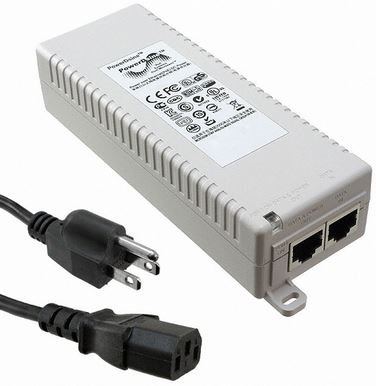 Alcatel-Lucent-Enterprise PD-3501G-AC 1 Port 802.3Af Poe Midspan 10/100/1000 15.4W. No Power Cord Included. - 