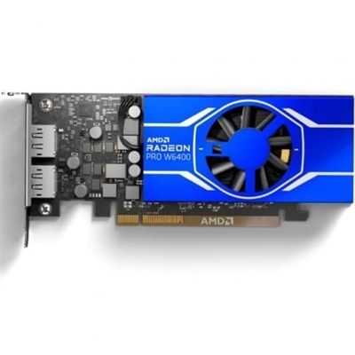 Amd 100-506189 AMD Radeon Pro W6400 - Tarjeta gráfica - RDNA 2 - 4 GB GDDR6 - PCIe 4.0 x4 - 2 x DisplayPort