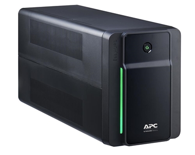 Apc BVX1600LI APC Easy UPS. Topología UPS: Línea interactiva, Capacidad de potencia de salida (VA): 1,6 kVA, Potencia de salida: 900 W. Tipo de salida AC: C14 acoplador, Conector: C14 acoplador, Cantidad de salidas AC: 6 salidas AC. Tiempo de recarga de la batería: 6 h. Color del producto: Negro, Longitud de cable: 1,2 m, Certificación: CB , CE, EN/IEC 62040-1, EN/IEC 62040-2. Ancho: 140 mm, Profundidad: 390 mm, Altura: 190 mm