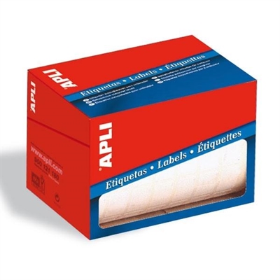 Apli 1683 Rollo De Etiquetas Color Blanco Con Cantos Romos De Tama?O 16 X 22 Mm Y Con Adhesivo Permanente. Cada Pack Contiene 1 Rollo Con 4200 Etiquetas. Las Etiquetas Dispuestas En Rollo Ayudan A Ahorrar Espacio Y Son Faciles De Dispensar. Perfectas Para Escritura Manual.