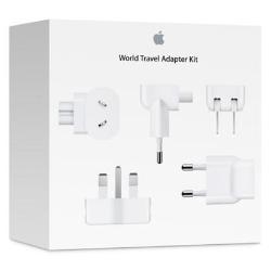 Apple MD837ZM/A Kit Adapt World Travel Sin Cables - Tipología Específica: Alimentador; Funcionalidad: Alimentar El Netbook/Notebook; Color Primario: Blanco