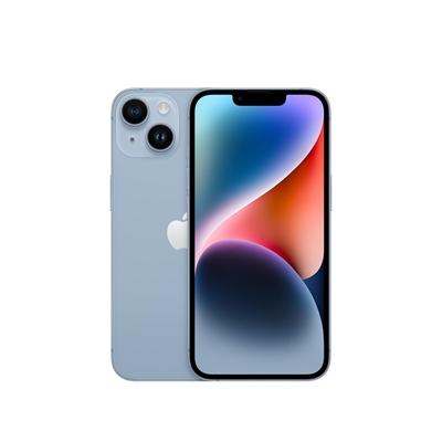 Apple MPXN3QL/A Iphone 14 512Gb Blue - Pulgadas: 6,1; Memoria Interna (Rom): 512 Gb; Dual Sim: Sí; Memoria Interna (Ram): 6 Gb; Modelo: A12 Bionic; Versión Sistema Operativo: Ios 14