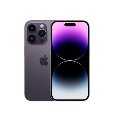Apple MQ0G3QL/A Iphone 14 Pro 128Gb Deep Purple - Pulgadas: 6,1; Memoria Interna (Rom): 128 Gb; Dual Sim: Sí; Memoria Interna (Ram): 6 Gb; Modelo: A12 Bionic; Versión Sistema Operativo: Ios 14