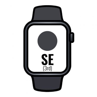 Apple MRH83QL/A Apple Watch Se Gps + Cellular 44Mm Midnight Aluminium Case With Midnight Sport Band - M/L - Tamaño Pantalla: 1,73 ''; Correa Desmontable: Sí; Duración De La Batería: 18 H