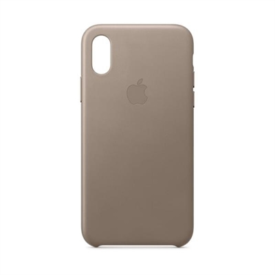 Apple MRWL2ZM/A Iphone Xs Leather Taupe - Tipología Específica: Funda Para El Iphone; Material: Piel; Color Primario: Marrón; Color Secundario: Ningún Color Secundario; Dedicado: Sí