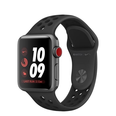 Apple MTH42QL/A Apple Watch Nike+ Series 3 GPS + Cellular, 42mm Space Grey Aluminium Case with Anthracite/Black Nike Sport Band