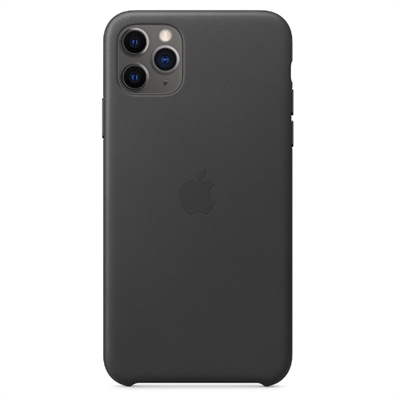 Apple MX0E2ZM/A Iphone 11 Pro Max Leather Black - Tipología Específica: Funda Para El Iphone; Material: Piel; Color Primario: Negro; Color Secundario: Ningún Color Secundario; Dedicado: Sí