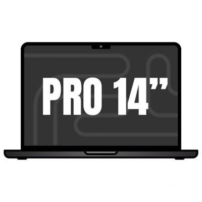 Apple MX2J3Y/A Apple MacBook Pro 14 M4 Pro,14CPU,20GPU, 24GB, 1TB SSD - Space Black