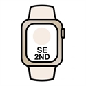 Apple MNJP3TY/A - Apple Watch SE (GPS) - 2ª generación - 40 mm - aluminio estrellado - reloj inteligente con