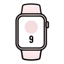 Apple MR943QL/A - Apple Watch Series 9 Gps 41Mm Pink Aluminium Case With Light Pink Sport Band - M/L - Tamañ