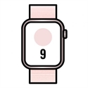 Apple MR9J3QL/A - Apple Watch Series 9 Gps 45Mm Pink Aluminium Case With Light Pink Sport Loop - Tamaño Pant
