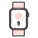 Apple MRMM3QL/A - Apple Watch Series 9 Gps + Cellular 45Mm Pink Aluminium Case With Light Pink Sport Loop - 