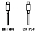 Apple MUQ93ZM/A - Cable Usb-C A Lightning (1M) Ecopackaging (Sin Plasticos) - Tipo Conector Externo: Usb-C; 