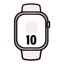 Apple MWY73QL/A - Apple Watch Series 10 Gps + Cellular 46Mm Rose Gold Aluminium Case With Light Blush Sport 