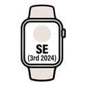Apple MXEF3QL/A - Apple Apple Watch SE GPS 40mm Starlight Aluminium Case with Starlight Sport Band - S/M