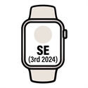 Apple MXEG3QL/A - Apple Watch Se Gps 40Mm Starlight Aluminium Case With Starlight Sport Band - M/L - Tamaño 
