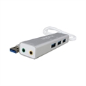 Approx APPUSB51HUB - Especificaciónes Approx! Apppcie51 Tarj. Sonido Usb 5.1+3X Hub 3.0Diseño De Primera Calida