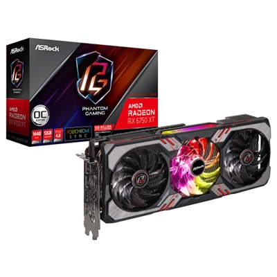 Asrock 90-GA3QZZ-00UANF TARJETA GRÃFICA ASROCK RX 6750XT CHALLENGER PRO OC 12GB GDDR6 3XDP 1XHDMI 2X8P