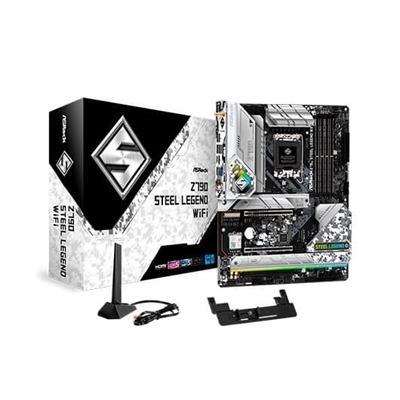 Asrock 90-MXBKD0-A0UAYZ PLACA BASE ASROCK 1700 Z790 STEEL LEGEND WIFI ATX 4XDDR5 8XSATA6 1XUSB-C 2XUSB 3.2 1XUSB 2.0