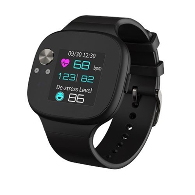 Asustek 90HC00B1-M10P10 ASUS VivoWatch BP. Tipo de visualizador: LCD. Tipo de dispositivo: Pulsera de actividad, Factor de forma: Otro, Color del producto: Negro. Tipo de sensor de frecuencia cardiaca: Electrical, Óptico. Duración de la batería: 28 día(s). Peso: 45 g