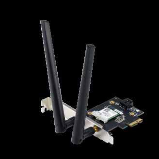 Asustek 90IG07I0-ME0B10 Pce-Axe5400 Wireless Lan Adapter - Tipologia Interfaz Lan: Wireless; Conector Puerta Lan: Wifi; Velocidad Lan: 2402 Mbit/S; Bus De Sistema: N/A; Wake-On-Lan: No; Alimentación Por Medio Del Bus: No