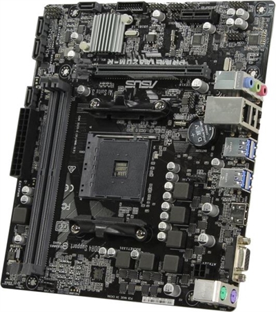 Asustek 90MB0XD0-M0ECY0 Placa base Prime A320M-R con socket AM4 para procesadores Athlon,Serie A,Ryzen (admite la serie A de 7ª generación/Athlon). 