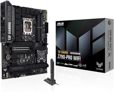 Asustek 90MB1FJ0-M0EAY0 LACA ASUS TUF GAMING Z790-PRO WIFI,INTEL,1700,Z790,4DDR5,192GB,1 DP+1HDMI,4SATA+4M.2,3USB3.2+3USB-C,2.5GB+WIFI6E+BT5.3,ATX.