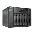 Asustor AS6706T - NAS SERVIDOR ASUSTOR AS6706T 6BAY NAS 8GB RAM 2.5G 6x3.5 2.5 6GBs 4xM2 2GHZ 8GB D4 AMP 2xU