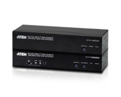 Aten CE774-AT-G Aten Dual View. Ancho: 75,8 mm, Profundidad: 200 mm, Altura: 42 mm
