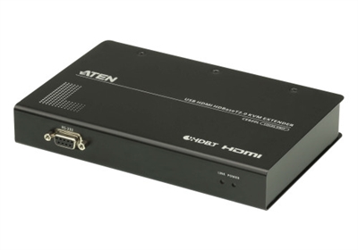 Aten CE820L-ATA-G El extensor de KVM USB HDMI HDBaseT™ 2.0 ATEN CE820 integra las tecnologías HDBaseT™ 2.0 más modernas para ofrecer señales de vídeo HDMI 4K, audio estéreo, USB, Ethernet y RS-232 a una distancia de hasta 100 metros a través de un solo cable Cat 6/2L-2910 Cat 6. HDBaseT™ 2.0 garantiza la máxima fiabilidad de transmisión del mercado y hace posible la capacidad de largo alcance que lleva las señales Full HD 1080P a distancias de hasta 150 metros. Con una sencilla instalación con un solo cable que admite varias señales, el CE820 resulta ideal para aplicaciones en las que se necesita práctico acceso remoto, como centros de control de transporte, instalaciones médicas, almacenes industriales y estaciones de trabajo ampliadas.