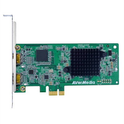 Avermedia 61CL311MA1AH El CL311-M2 es un frame grabber PCIe HDMI capaz de capturar vídeos de hasta 1080P 60FPS. CL311-M2 es compatible con toda la gama de fuentes de audio y vídeo a través de las entradas HDMI o de componentes para que los usuarios puedan disfrutar de multimedia Full HD directamente en sus ordenadores. 