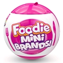 Bandai-Rojo ZU77262 - Cápsula Sorpresa Foodie Mini Brands Con 5 Miniaturas En Su Interior. +65 Réplicas Perfecta