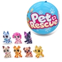 Bandai-Rojo ZU772651 - Cápsula Sorpresa Pet Rescue. Abre La Cápsula Y Descubre Un Adorable Cachorito Listo Para S