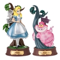 Beast-Kingdom MDS-001SP - Pack De 2 Estatuas De Pvc De La Película Alicia En El País De Las Maravillas - Tamaño Apro