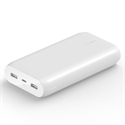 Belkin BPB003BTWT - Belkin - Cargador portátil - 20000 mAh - 3 conectores de salida (USB, 24 pin USB-C) - en e