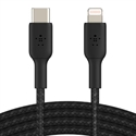 Belkin CAA004BT1MBK - Braided C-Ltg 1M Blk - Tipología: Cable Conexión; Tipología Conector A: Usb-C; Formato Con