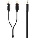 Belkin F3Y116BT5M - Cable Port Til Audio Oro 5 M - Tipología: Audio; Longitud: 5 Mt; Tipologia Conector A: Jac