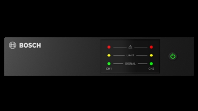 Bosch PRM-2P600-EU Amplificador de dos canales, con una capacidad powerTANK total de 600 WUnidad de carga variable (VLD) que suministra la misma potencia en 4 O, 8 O, 70 V o 100 VecoRAIL y APD reducen el consumo de energía de forma notableRefrigeración por convección dualCOOL con ventilador inteligente adicional en caso de condiciones térmicas extremasPaquete de protección integral para un funcionamiento fiable