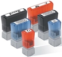 Brother PR4040R6P - Brother 4040 - Sello - pretintado - rojo - texto a medida - 40 x 40 mm (paquete de 6) - pa