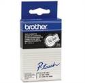 Brother TC201 - Brother Cinta Laminada Blanco/Negro 12Mm