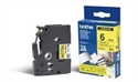 Brother TZE611 - Brother TZe-611 - Negro sobre amarillo - rollo (0,6 cm) 1 cinta(s) tipo laminado - para Br
