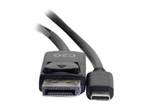 C2g 80542 C2G 1.8m (6ft) USB C to DisplayPort Adapter Cable Black - 4K Audio / Video Adapter - Adaptador de vídeo externo - USB-C - DisplayPort - negro
