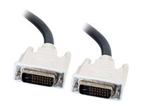 C2g 81188 C2G - Cable DVI - enlace doble - DVI-D (M) a DVI-D (M) - 1 m