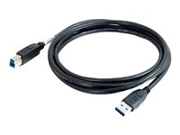 C2g 81681 C2G - Cable USB - USB Tipo A (M) a USB Type B (M) - USB 3.0 - 2 m - negro