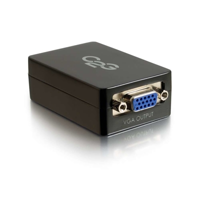 C2g 82401 C2G Pro DVI-D to VGA Converter - Vídeo conversor - DVI - VGA - negro