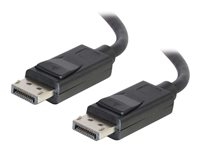 C2g 84401 C2G 2m DisplayPort Cable with Latches 8K UHD M/M - 4K - Black - Cable DisplayPort - DisplayPort (M) a DisplayPort (M) - 2 m - trabado - negro