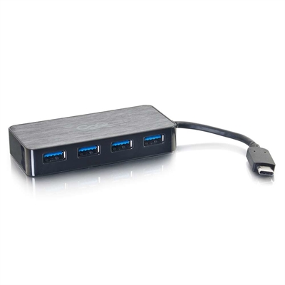 C2g 89053 C2G USB 3.0 USB-C To 4-Port USB-A - Hub - 4 x SuperSpeed USB 3.0 - sobremesa