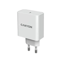 Canyon CND-CHA65W01 - CARGADOR USB-C CANYON H-65 WHITE CARGA RAPIDA 65W USB-C