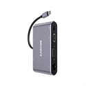 Canyon CNS-TDS14 - DOCKING STATION CANYON HUB DS-14 3XUSB 3.0 1XUSB-C 1XVGA 1XRJ-45 1XHDMI 1X3.5MMJACK