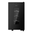 Cecotec 02406 Bodega puesta a temperatura de 8 botellas de capacidad con sistema termoeléctrico de enfriamiento, que garantiza un alto rendimiento. Temperatura regulable y luz LED interior.